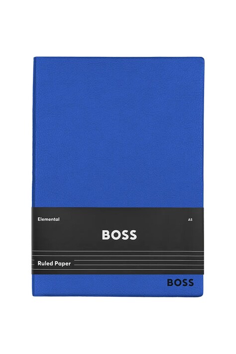 BOSS notatnik Essential Blue Line A5 kolor niebieski