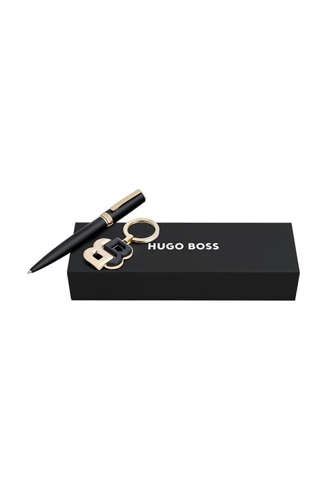 Набір: ручка та брелок BOSS Black & Gold 20 x 6,2 x 3,5 cm. колір чорний