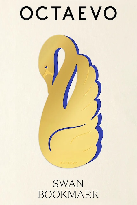 Octaevo zakładka do książek Swan 5 x 10 cm kolor żółty