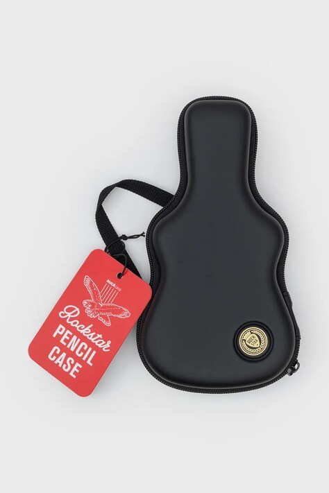 Luckies of London piórnik Rockstar 13,5 x 22 x 5 cm kolor czarny