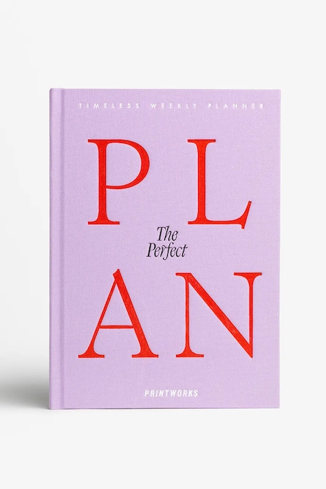 Планер-тижневик Printworks The Perfect Plan 21 x 15 cm колір рожевий PW00712