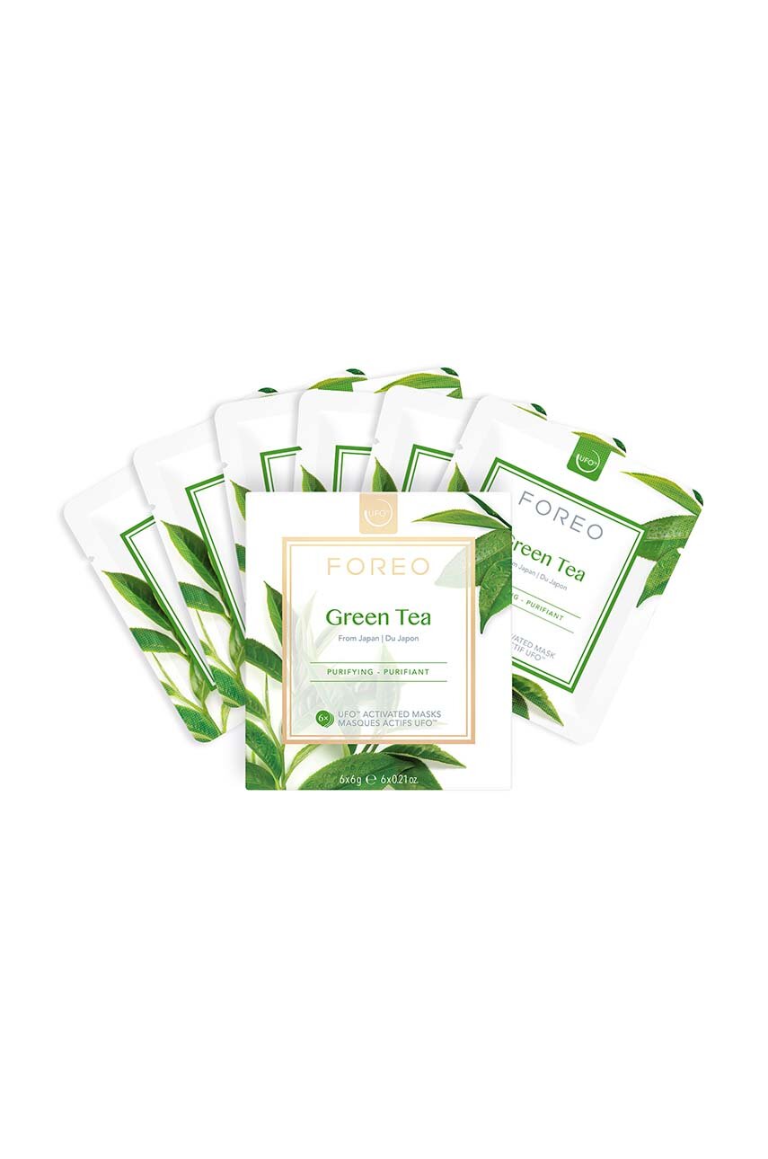 Ενεργή μάσκα ufo για λιπαρό και μικτό δέρμα FOREO Green Tea 6-pack