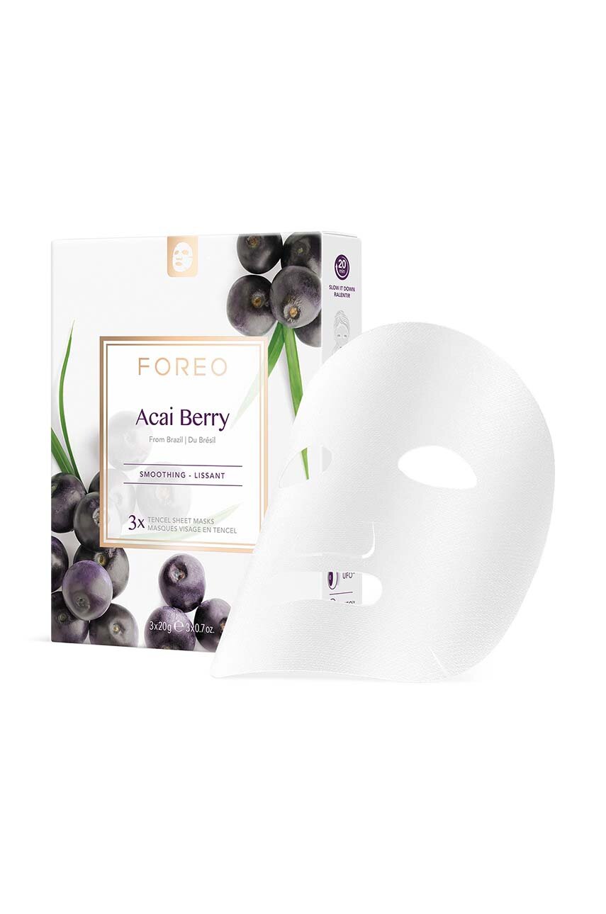 Učvršćujuća sheet maska ​​za kožu sa znakovima starenja FOREO Farm To Face Sheet Mask 3-pack