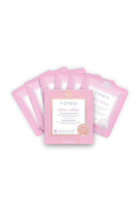 FOREO mască activată ufo pentru a crește strălucirea UFO Masks Glow Addict 2.0 6-pack
