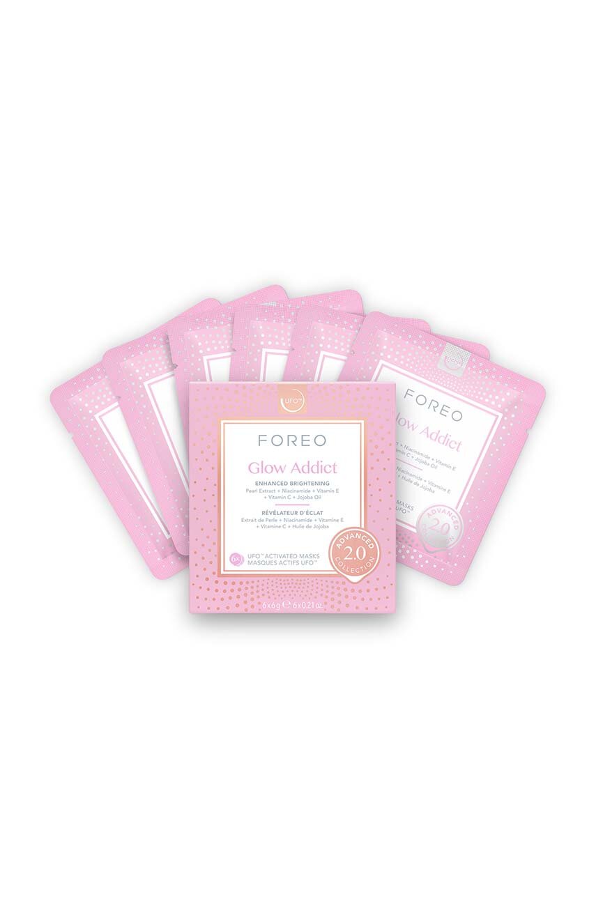 Ενεργή μάσκα ufo για ενισχυμένη λάμψη FOREO UFO Masks Glow Addict 2.0 6-pack