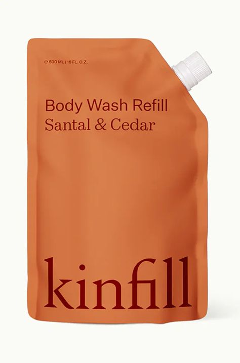 Дозаправка геля для душа Kinfill Santal & Cedar 500 ml