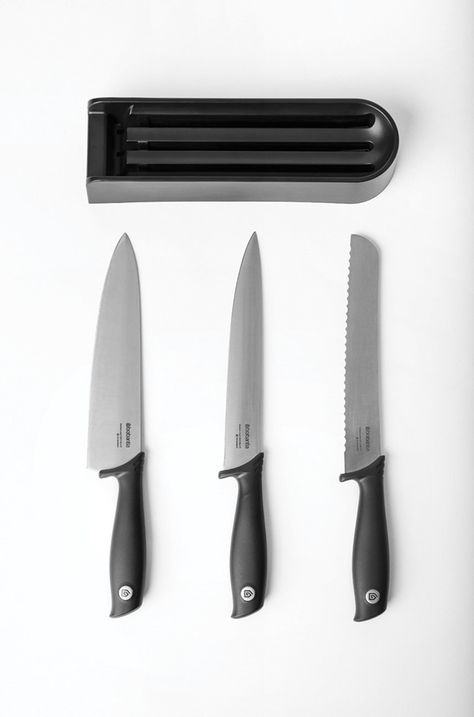 Brabantia zestaw noży z organizerem (3-pack)