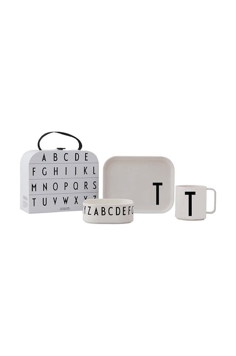 Παιδικό σετ πρωινού Design Letters Classics in a suitcase T