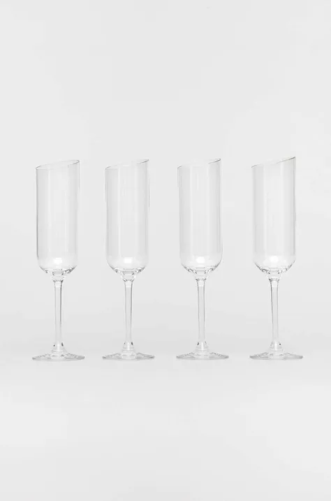 Набор бокалов для шампанского Villeroy & Boch NewMoon 4 шт