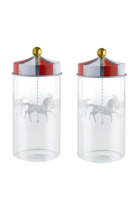 Емкость с крышкой Alessi Circus 2 шт