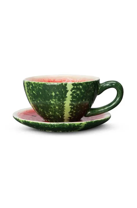 Šalica za kavu s tanjurićem Byon Watermelon