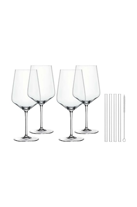 Σετ ποτηριών κοκτέιλ με καλαμάκια Nachtmann Coctail Spritz 4-pack