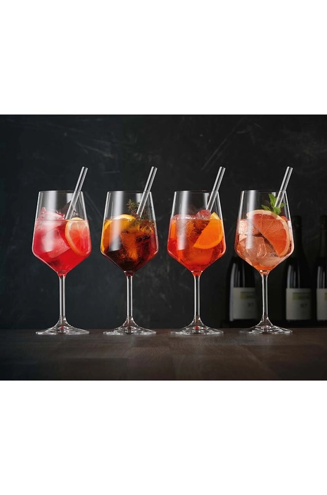 Nachtmann zestaw kieliszków do koktajli ze słomkami Coctail Spritz 4-pack