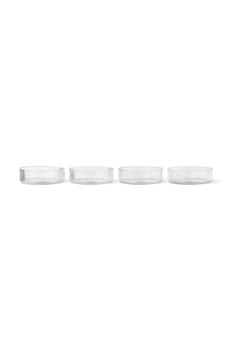 ferm LIVING tálaló tál Ripple 4 db
