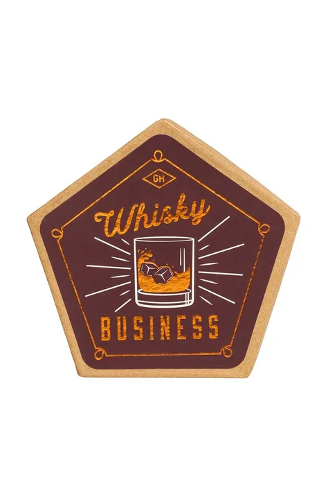 Gentlemen's Hardware mousepad Whisky 4-pack