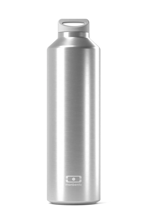 Θερμικό μπουκάλι Monbento Steel Metallic Silver 500 ml