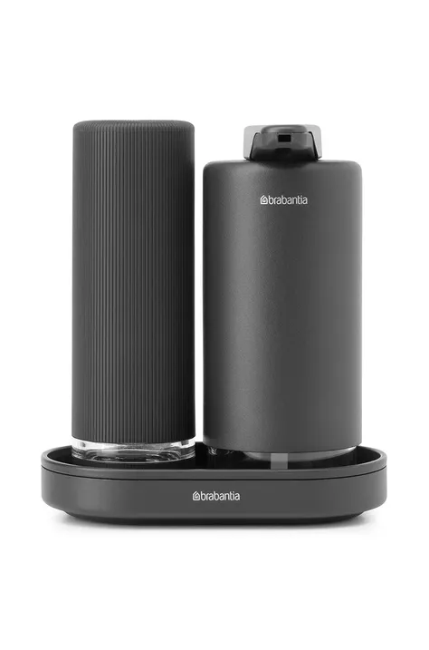 Brabantia set dispenser da cucina con piattino SinkStyle 2 x 200 ml