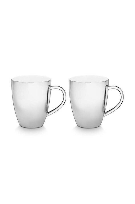 Σετ φλιτζάνια vtwonen Ear Silver 400 ml 2-pack