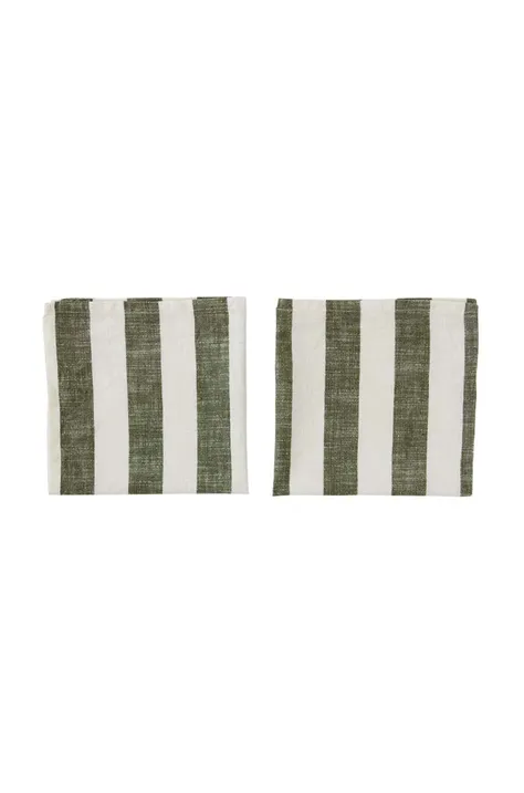 Sada bavlněných ubrousků OYOY Striped Napkin 2-pack