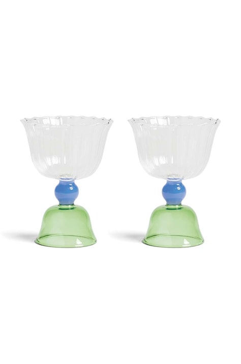 Sada pohárikov &k amsterdam tulip green 200 ml 2-pak
