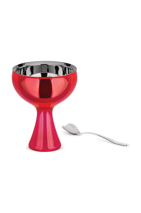 Стаканчик для мороженого с ложкой Alessi Big Love