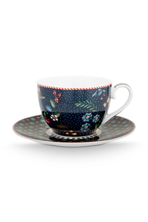 Чашка з блюдцем Pip Studio Berry Blues 280 ml