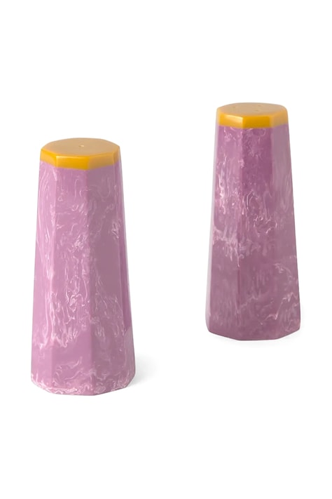 Calma House shaker de sare și piper Mango 3,3 x 8 cm culoarea violet