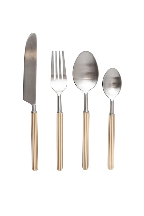 Calma House set de tacâmuri Mango 4-pack culoarea bej