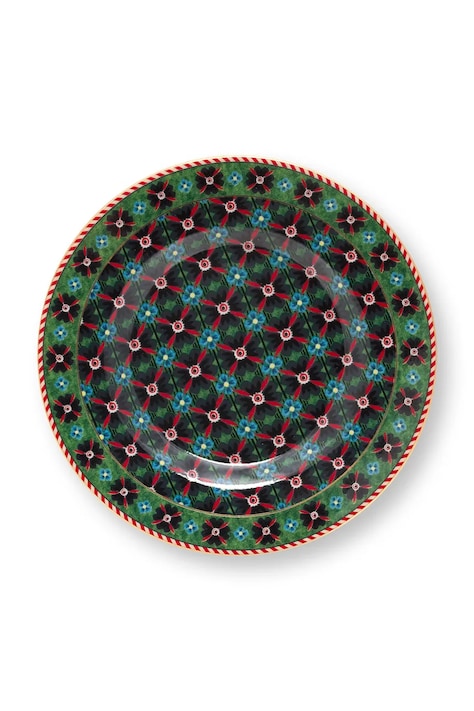 Pip Studio csészealj készlet Petit Four Clover Green 6 db