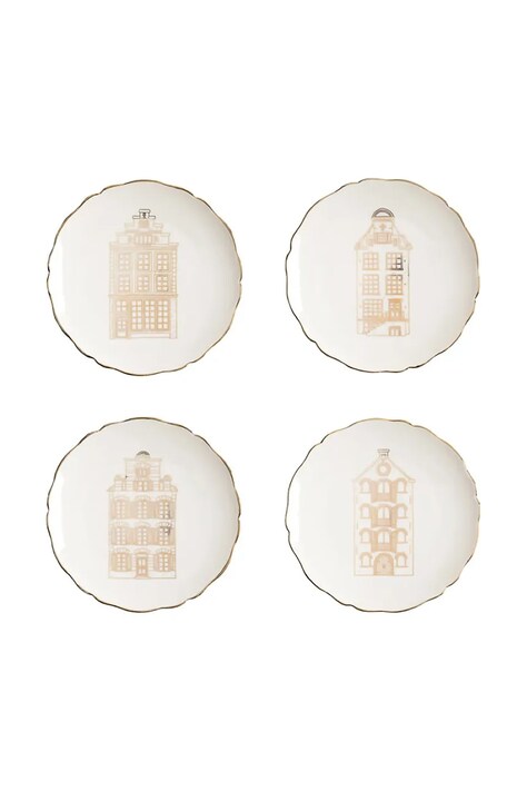 &k amsterdam set de farfurii pentru desert Canal House 4-pack