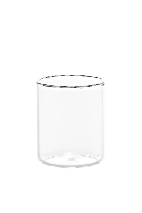Zafferano set de pahare Intrecci 460 ml culoarea alb