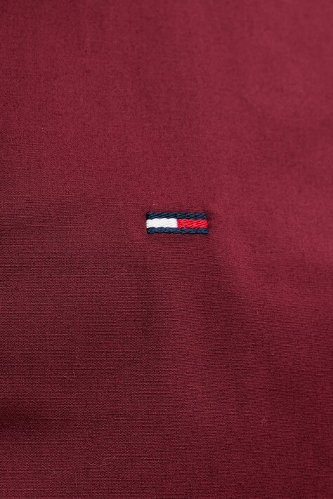 Košeľa Tommy Jeans tmavomodrá farba, slim, s klasickým golierom, DM0DM04405