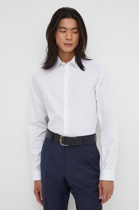 Πουκάμισο Tiger Of Sweden χρώμα: άσπρο