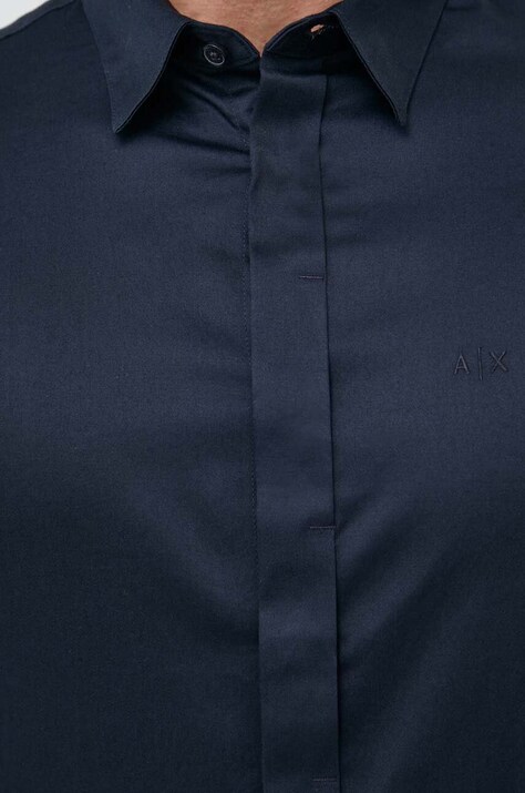 Сорочка Armani Exchange — AA00-KDM088, темно-синій — фото 5