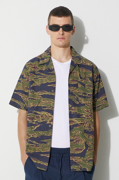 Maharishi camicia in cotone uomo