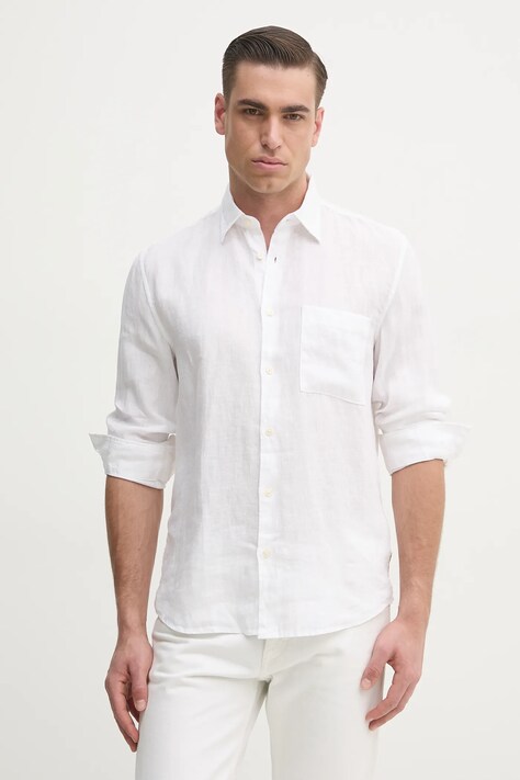 Marc O'Polo camasa de in culoarea alb, cu guler clasic, regular, M23742842318