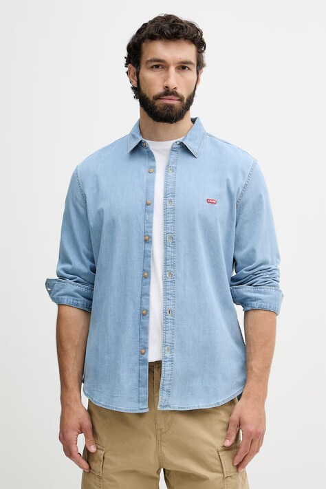 Levi's košulja za muškarce traper LS BATTERY HM SHIRT SLIM plava 86625-0065
