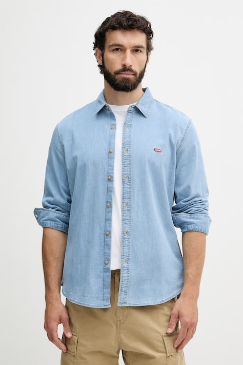 Levi's košulja za muškarce traper LS BATTERY HM SHIRT SLIM plava 86625-0065