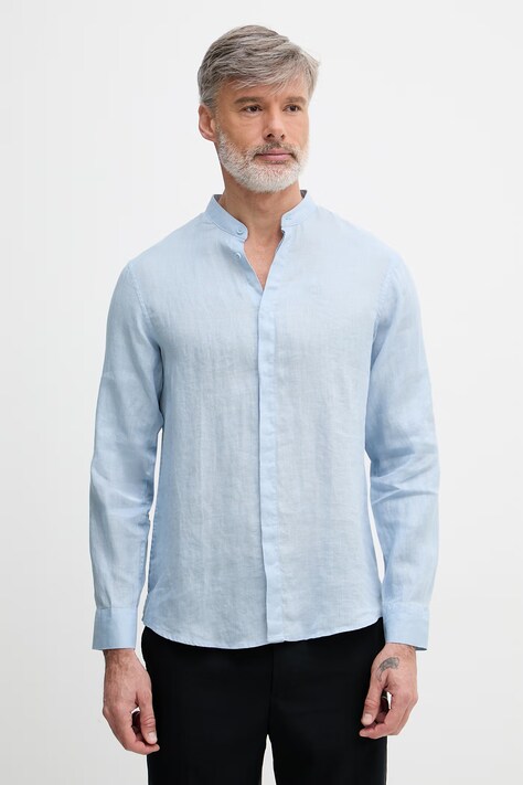 Armani Exchange férfi vászon ing kék XM001222 AF14619