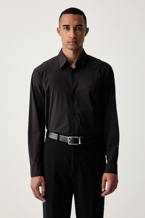 Armani Exchange koszula męska czarna gładka XM001567 AF19193