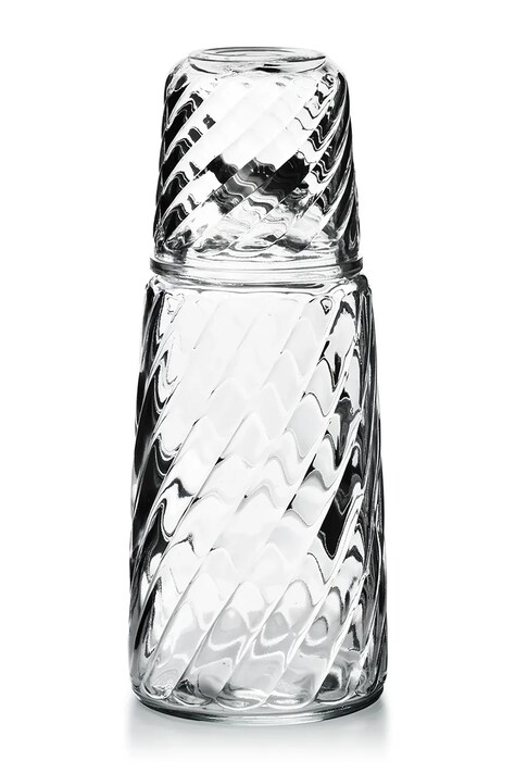 home & lifestyle karafka ze szklanką Hollie 1,1 L kolor transparentny