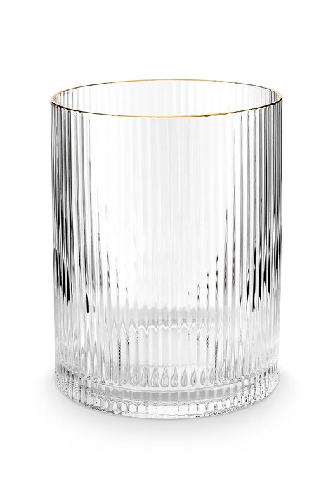 vtwonen szklanka Gold Rim 340 ml kolor transparentny