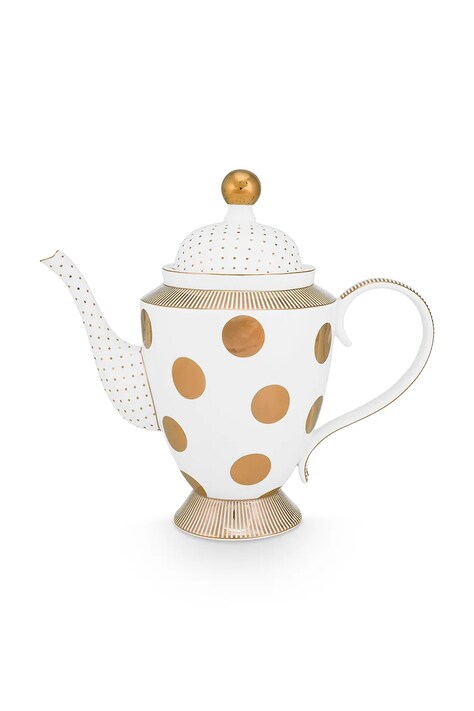 Pip Studio dzbanek do herbaty Dot Delight 1,25 L kolor żółty