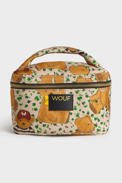 WOUF kosmetyczka podróżna Cute 20 x 12 x 15 cm kolor beżowy