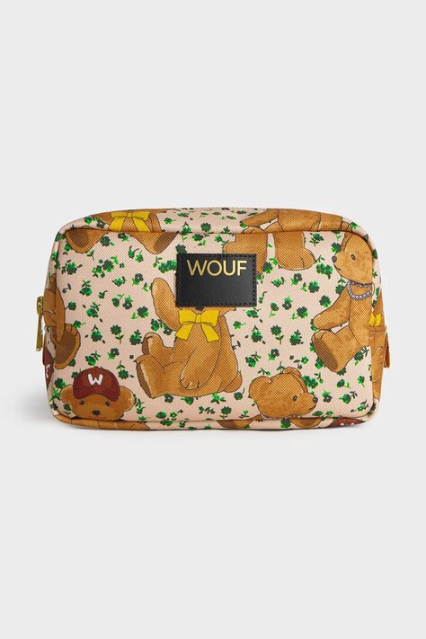 Козметична чанта за път WOUF Cute 20 x 13 x 9,5 cm в бежово