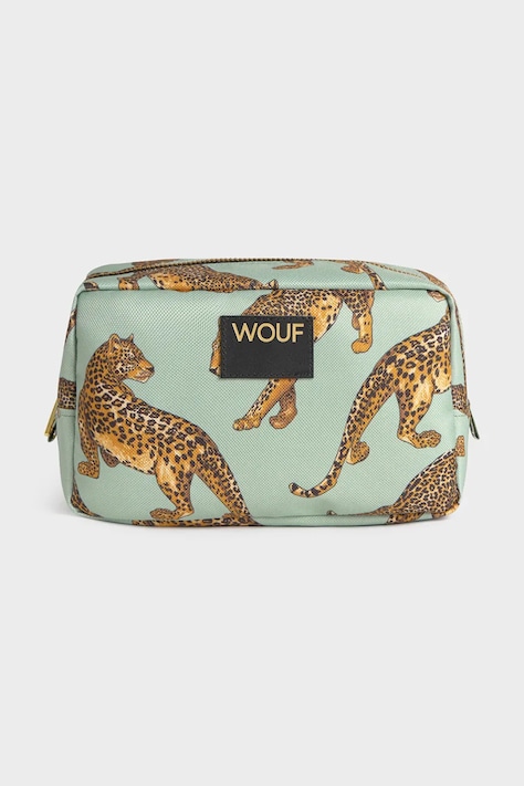 WOUF kosmetyczka podróżna Emerald Leopard 20 x 9,5 x 13 cm kolor multicolor TT260002