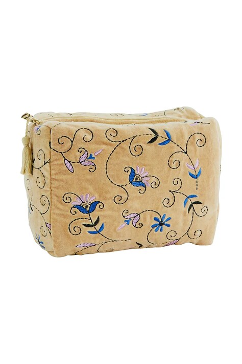 Madam Stoltz kosmetyczka bawełniana 25 x 12 x 18 cm multicolor AE-MS-01B