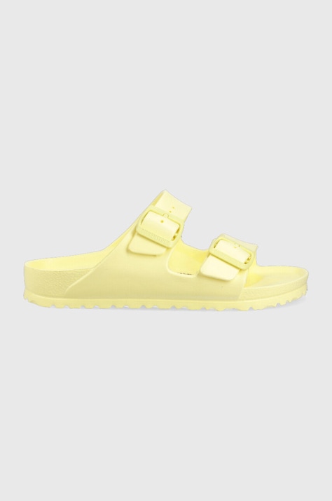 Pantofle Birkenstock Arizona EVA dámské, žlutá barva