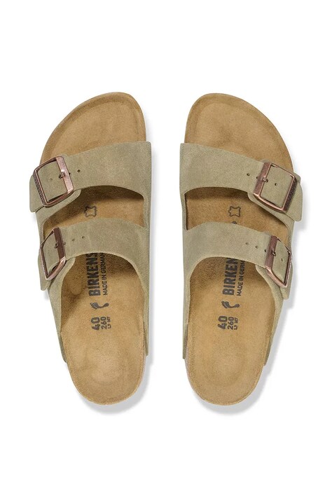 Birkenstock шльопанці жіночі замшеві Arizona — AA00-KLD03G, коричневий — фото 5