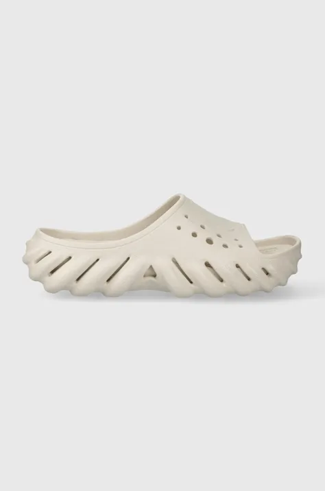 Pantofle Crocs 208170 béžová barva